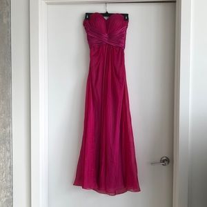 Gorgeous Fuchsia Chiffon Prom Dress - worn once!